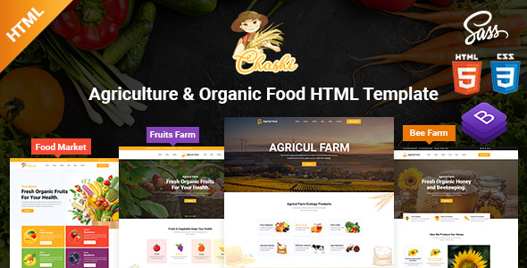 Chashi - Agriculture & Organic Food HTML Template Chashi - Agriculture & Organic Food HTML Template