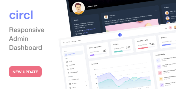 Circl - Responsive Admin Dashboard Template Circl - Responsive Admin Dashboard Template