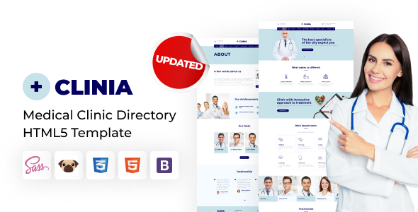 Clinia - Medical Clinic Directory HTML5 Template Clinia - Medical Clinic Directory HTML5 Template