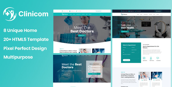 Clinicom - Medical & Health Template Clinicom - Medical & Health Template