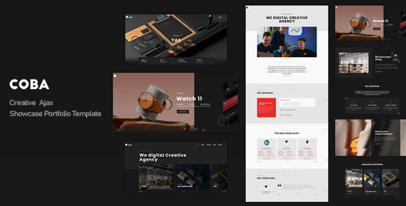 Coba - Creative Ajax Showcase Portfolio Template Coba - Creative Ajax Showcase Portfolio Template