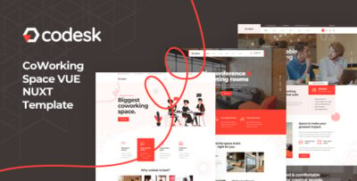 Codesk - Vue Nuxt Coworking Space Template
