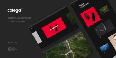 Colega - Creative HTML Ajax Portfolio Showcase Slider Template