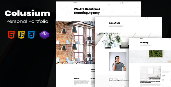Colusium - Personal Portfolio Template Colusium - Personal Portfolio Template