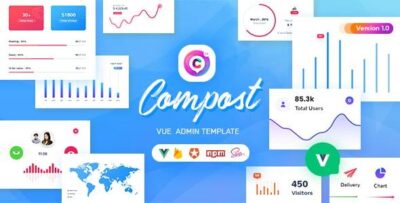 Compost Vue - Vuejs Admin Template