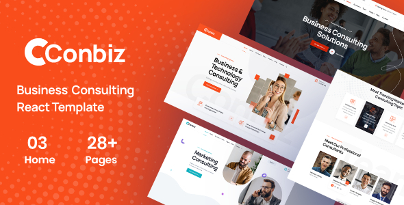 Conbiz - Consultancy & Business React Template Conbiz - Consultancy & Business React Template