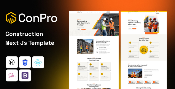 ConPro - Construction React Next Js Template ConPro - Construction React Next Js Template