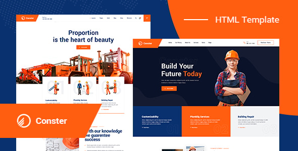 Conster - Construction HTML5 Template Conster - Construction HTML5 Template