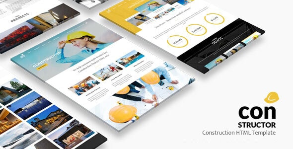 Constructor | Construction HTML Template Constructor | Construction HTML Template