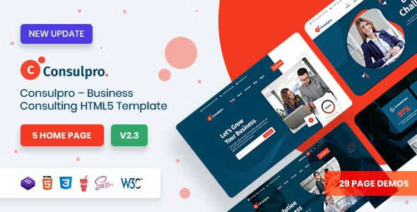 Consulpro - Business Consulting HTML Template Consulpro - Business Consulting HTML Template