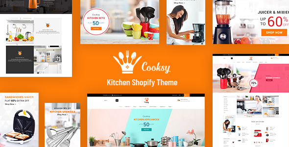 Cooksy - Kitchen Store, Appliances Shopify Theme Cooksy - Kitchen Store, Appliances Shopify Theme