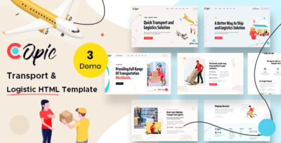 Copic - Logistics HTML Template