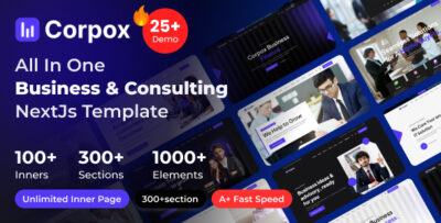 Corpox | Business Consulting NextJs Template