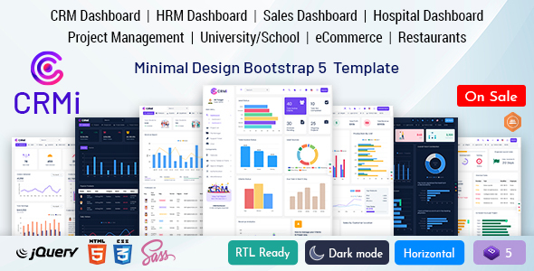 CRMi - Bootstrap 5 Admin Dashboard Template HTML CRMi - Bootstrap 5 Admin Dashboard Template HTML