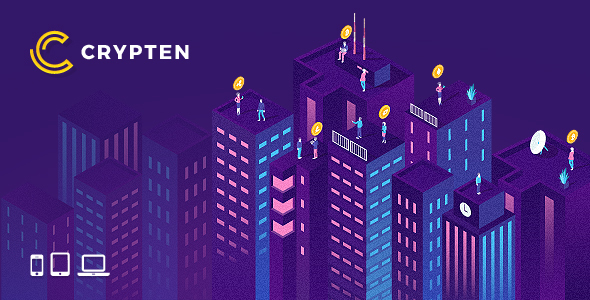 Crypten - Cryptocurrency & ICO HTML Template Crypten - Cryptocurrency & ICO HTML Template