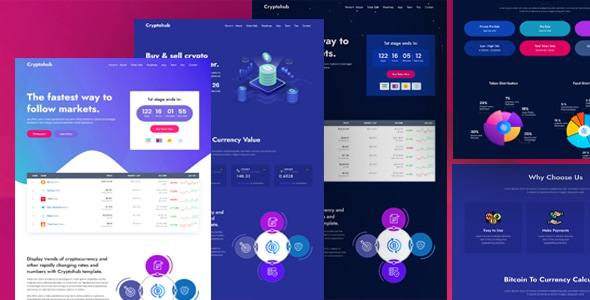 Cryptohub - Cryptocurrency HTML Template Cryptohub - Cryptocurrency HTML Template