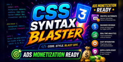 CSS Syntax Blaster | Html5 Coding Game