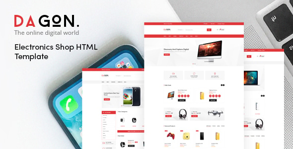 Dagon - Electronics Shop HTML Template Dagon - Electronics Shop HTML Template