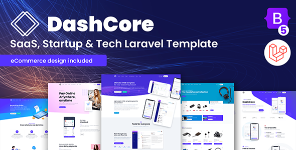 DashCore - SaaS & Software Bootstrap 5 Laravel Template DashCore - SaaS & Software Bootstrap 5 Laravel Template