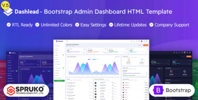 Dashlead -  Admin Dashboard HTML Template