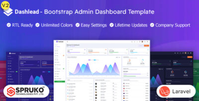Dashlead - Laravel Admin & Dashboard Template