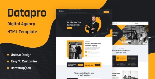 Datapro - Creativ Agency HTML Template Datapro - Creativ Agency HTML Template