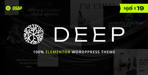 Deep – Elementor Creative Agency & Portfolio WordPress Theme Deep – Elementor Creative Agency & Portfolio WordPress Theme