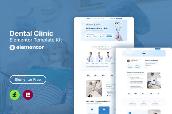 Dentcys - Dental Clinic Elementor Template Kit Dentcys - Dental Clinic Elementor Template Kit