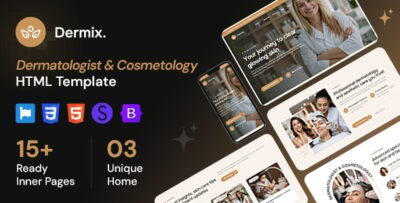 Dermix - Dermatologist & Cosmetology Clinic HTML Template
