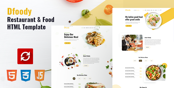Dfoody - Restaurant HTML5 Template with RTL Support Dfoody - Restaurant HTML5 Template with RTL Support