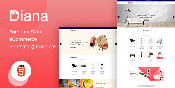 Diana - Furniture Store eCommerce Template Diana - Furniture Store eCommerce Template
