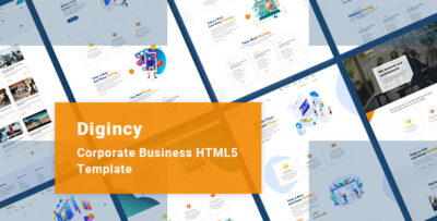 Digincy - Corporate Business Bootstrap 5 Template