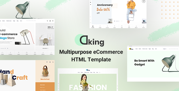 Dking - Multipurpose eCommerce HTML Template Dking - Multipurpose eCommerce HTML Template