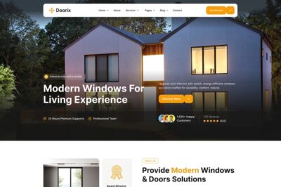 Doorvista - Door & Window Elementor Template Kit