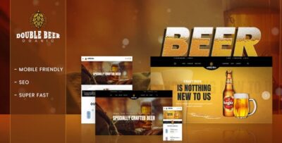Double Beer - Section Shopify Theme 2023 For Beer Store Online