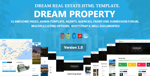 Dream Property - Real Estate HTML Template Dream Property - Real Estate HTML Template