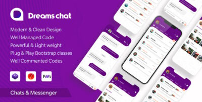 Dreams Chat - Real-Time Messaging & PWA Chat Application Template