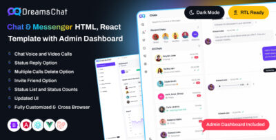 Dreams Chat - Web Chat, Messaging & Communication Platform Template