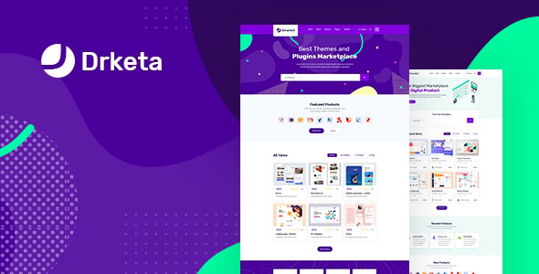Drketa - Digital Marketplace React Template Drketa - Digital Marketplace React Template