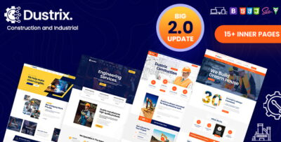 Dustrix - Construction & Industry HTML Template