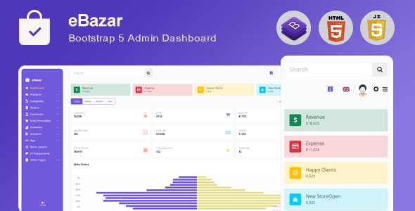 Ebazar - Ecommerce Bootstrap Admin Template Ebazar - Ecommerce Bootstrap Admin Template
