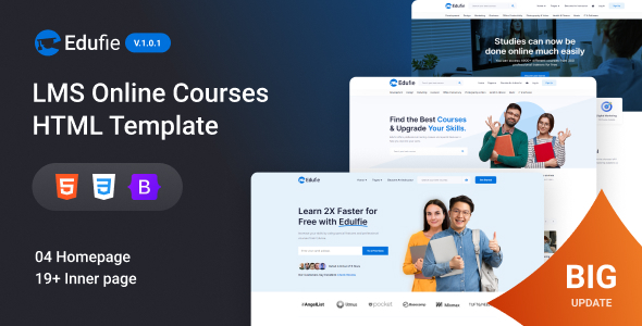 Edufie - LMS Online Courses HTML Template Edufie - LMS Online Courses HTML Template