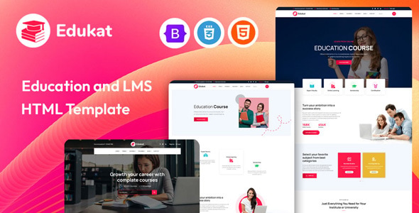 Edukat - Education & Online Course LMS HTML Template Edukat - Education & Online Course LMS HTML Template