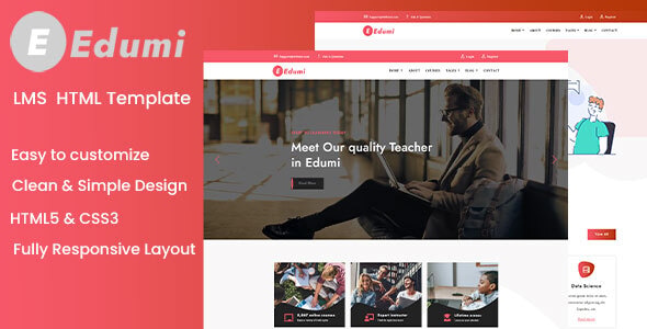 Edumi - Education And LMS HTML Template Edumi - Education And LMS HTML Template