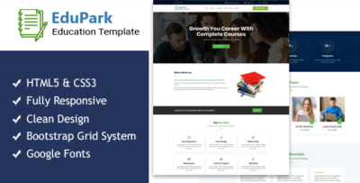 EduPark - Education HTML5 Responsive Template