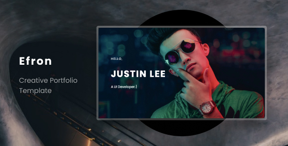 Efron - Creative Portfolio Template Efron - Creative Portfolio Template