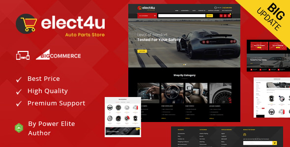 Elect4u - Multipurpose Stencil BigCommerce Theme Elect4u - Multipurpose Stencil BigCommerce Theme