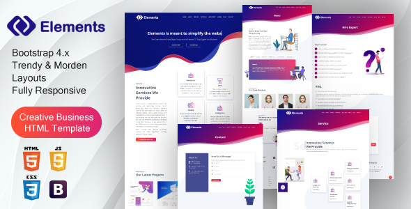 Elements | IT Startup Agency & Business Template Elements | IT Startup Agency & Business Template