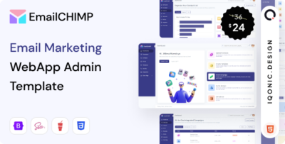 EmailChimp- Email Marketing Tool Admin Template (HTML & Vue)