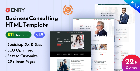 Enry - Business Consulting Bootstrap 5 Template Enry - Business Consulting Bootstrap 5 Template